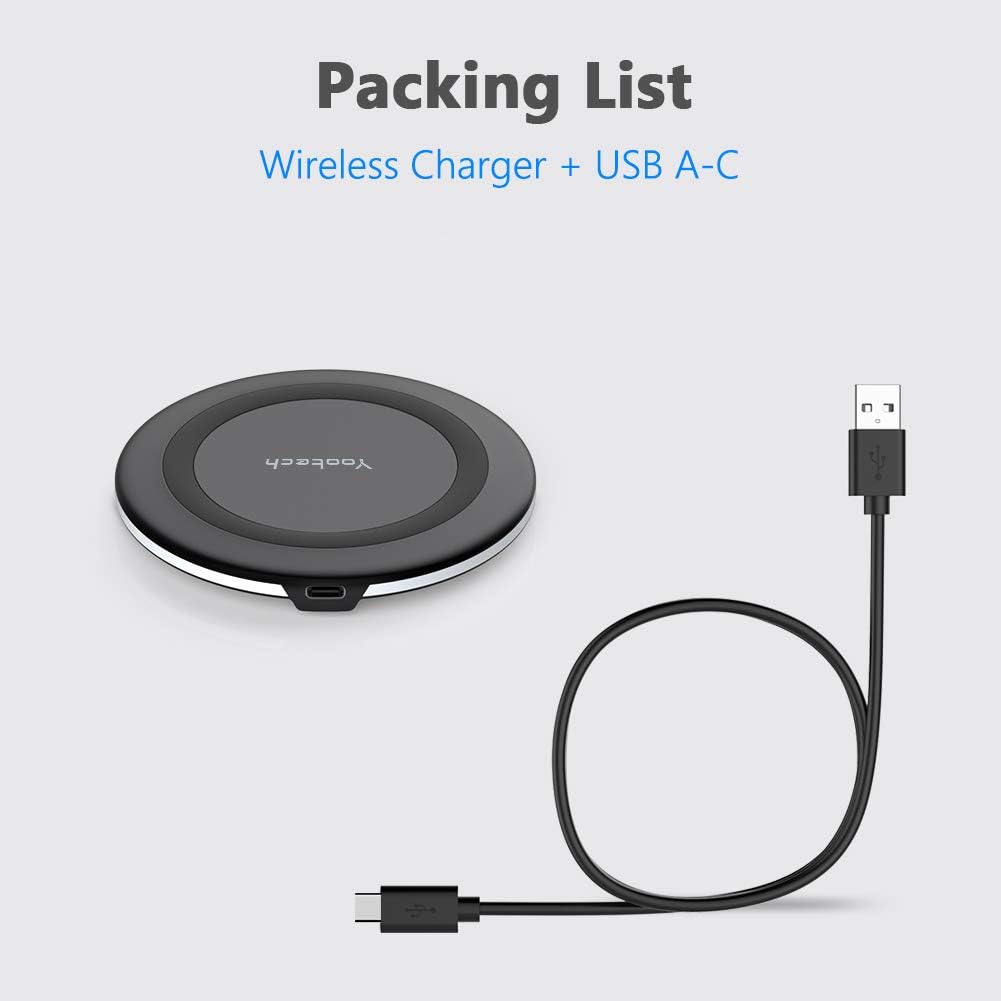 6 Custom Painting with Rubberized Coating 10W Quick Phone Charger Wireless Charger Pad - Image 1