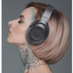 AH08 Active Noise Canceling Headphones, wireless headset for travel, TV, audifonos.