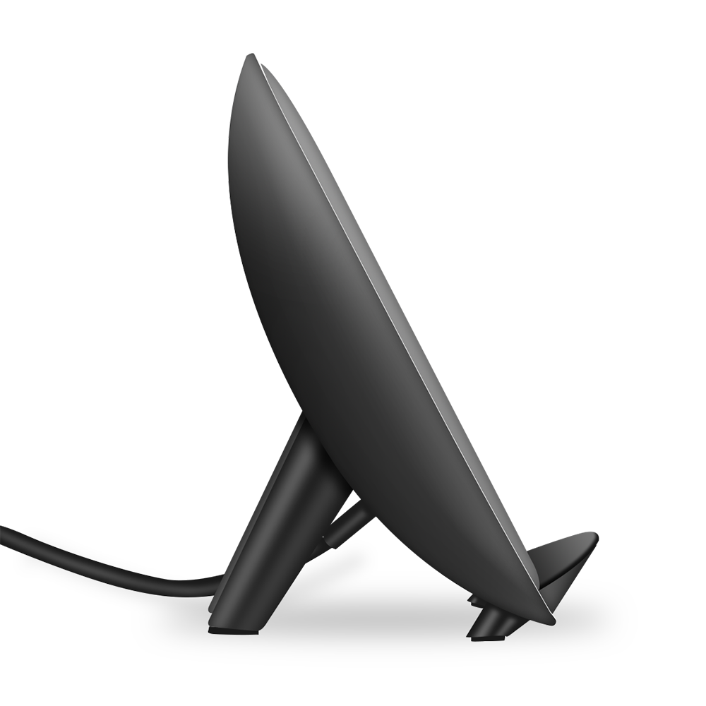 K10-black_3 Salable Round Qi Wireless Charger Stand Fast Wireless Charging Holder – White - Image 1